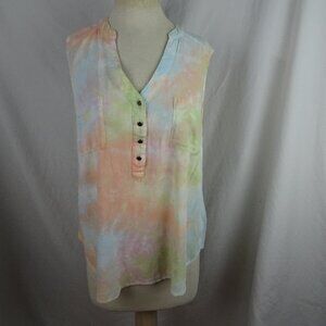 Torrid Women Sleeveless Tie Dye Shirt Top Size 00
